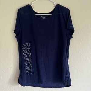 Size L Old Navy Go Dry Active Fit Blue Tee Shirt